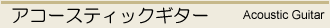 アコースティックギター